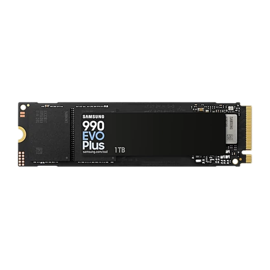 Samsung 990 EVO Plus 1TB PCIe x4 (4.0) / PCIe x2 (5.0) M.2 2280 SSD fekete
