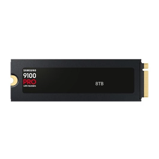 Samsung SSD 8TB - MZ-VAP8T0CW (9100 PRO, hűtőbordás, PCIe 5.0, NVMe 2.0, 8TB)