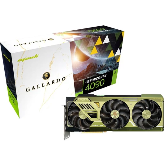 Manli GeForce RTX 4090 24GB Gallardo videokártya (N67540900M35300)