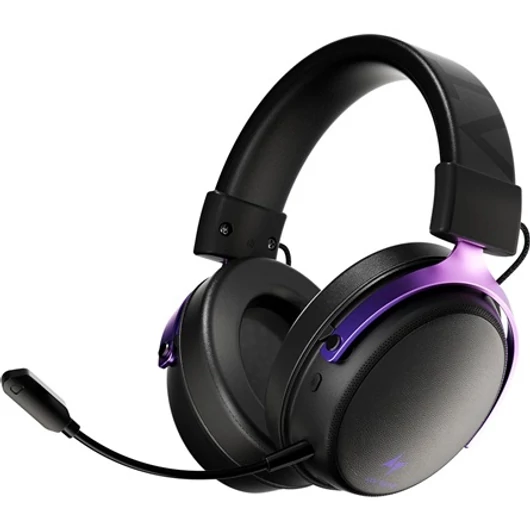 ATK N9 Ultra gaming fejhallgató headset lila
