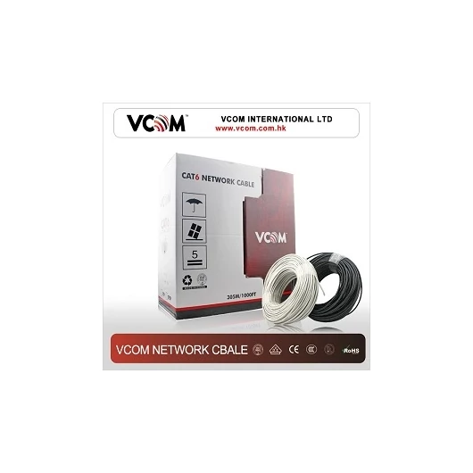VCOM KÁBEL UTP CAT6 FALIKÁBEL 305M/DOB