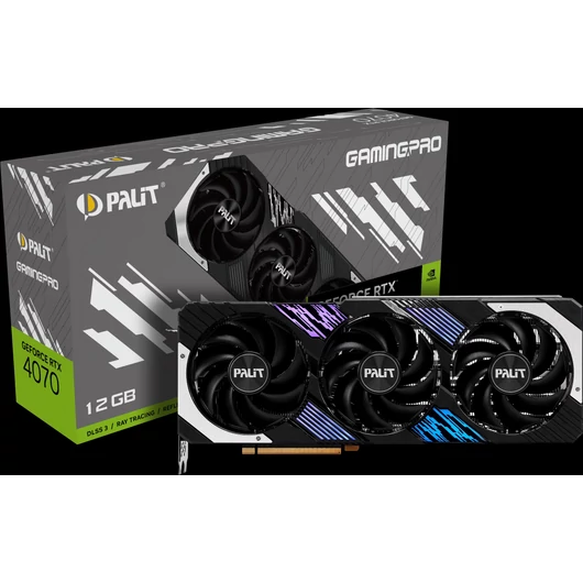 Palit GeForce RTX 4070 GamingPro 12GB GDDR6X videokártya