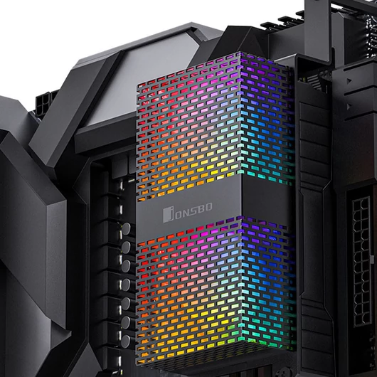 RAM hűtő Jonsbo NF-1, ARGB, 2db ventilátorral, fekete