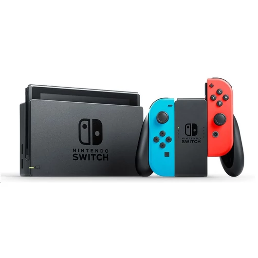 Nintendo Switch Neon Kék és Neon Piros Joy-Con kontrollerrel (NSH005 / NSH006)