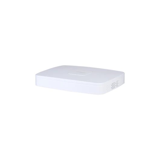 Dahua NVR Rögzítő - NVR4108-8P-EI (8 csatorna, H265 + , 8port PoE, 80Mbps, HDMI + VGA, 2xUSB, 1xSata, AI)