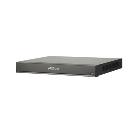 Dahua NVR Rögzítő - NVR5216-16P-I / L (16 csatorna, 16port af / at PoE; H265 + , 320Mbps, HDMI + VGA, 2xUSB, 2x Sata, I / O; AI)