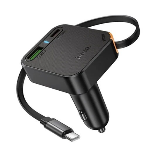 HOCO NZ18 Guardian 65W univerzális autós töltő adapter fekete PD / QC 3.0/ FCP/ AFC