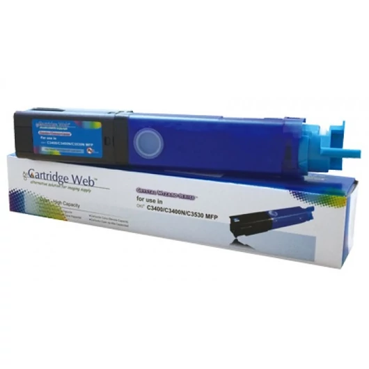 Utángyártott OKI C3300 Toner Cyan 2.500 oldal kapacitás CartridgeWeb Cartridge WEB