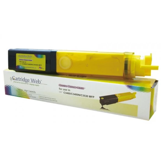 Utángyártott OKI C3300 Toner Yellow 2.500 oldal kapacitás CartridgeWeb Cartridge WEB