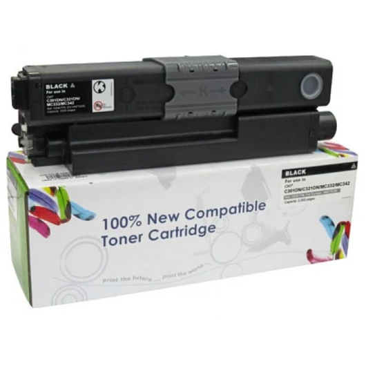 Utángyártott OKI C301,321,531 Toner Black 2.200 oldal kapacitás  CartridgeWeb Cartridge WEB