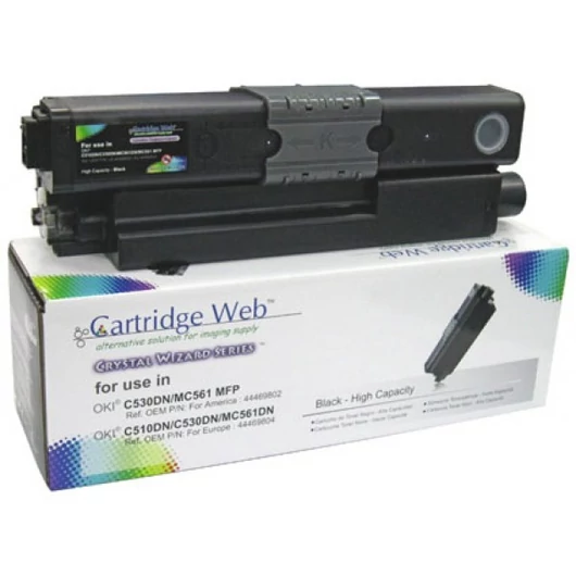 Utángyártott OKI C510/C530 Toner Black 5.000 oldal kapacitás CartridgeWeb Cartridge WEB