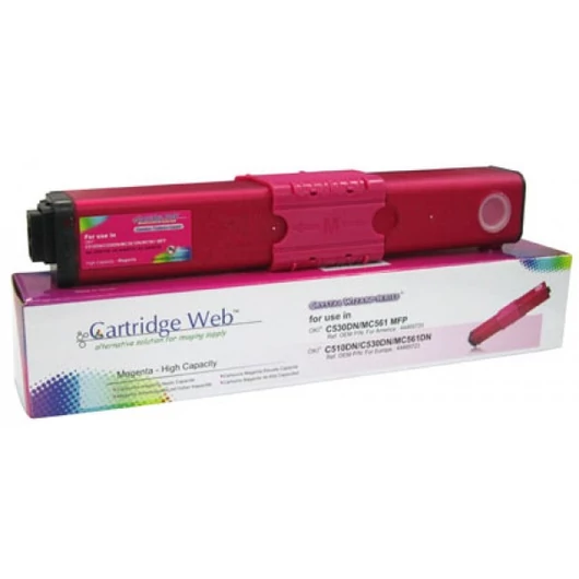 Utángyártott OKI C510/C530 Toner Magenta 5.000 oldal kapacitás CartridgeWeb Cartridge WEB