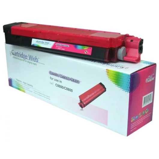 Utángyártott OKI C8600/C8800 Toner Magenta 6.000 oldal kapacitás  CartridgeWeb Cartridge WEB