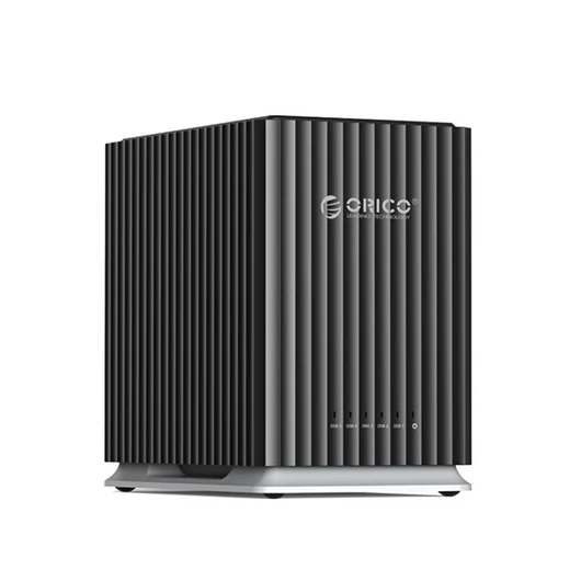 Orico DAS - 9758C3-V1-EU-BK (4x 2,5 / 3,5 HDD / SSD -> USB-A / C, Max.: 110TB, fekete)