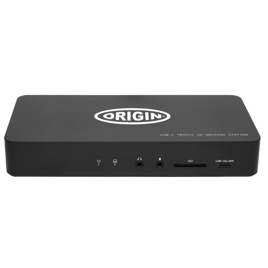 ORIGIN STORAGE USB TRIPLE 4K DOCKING STATION W/ EU CABLE
