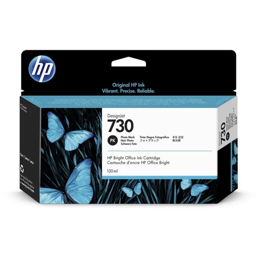 HP P2V67A Patron Photo Black 130ml No.730 (Eredeti) HP