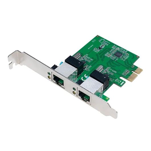 LogiLink 2 portos Gigabit LAN hálózati kártya PCIe (PC0075)