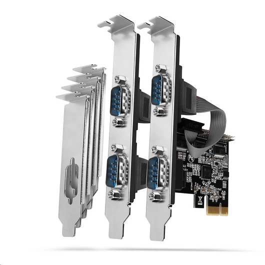 Axagon 4x Soros port bővítő kártya PCIe (PCEA-S4N)