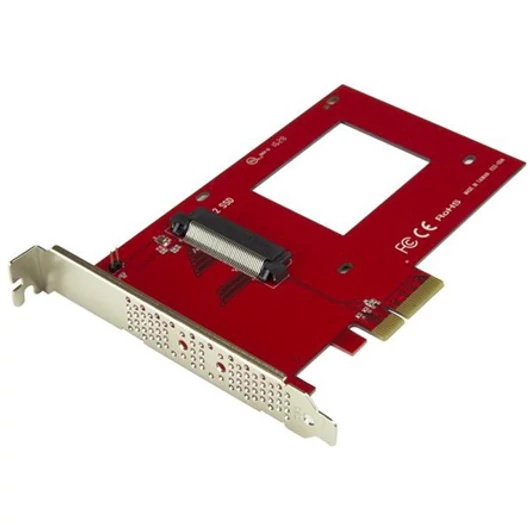 StarTech U.2 to PCIe Adapter for 2.5" U.2 NVMe SSD - SFF-8639 - x4 PCI Express 4.0 - TAA