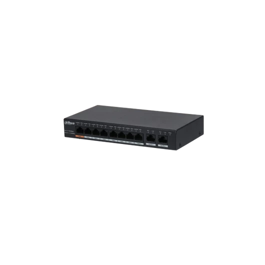 Dahua PoE switch - PFS3010-8GT-96 (8x 1Gbps PoE + 2x 1Gbps port, 96W)