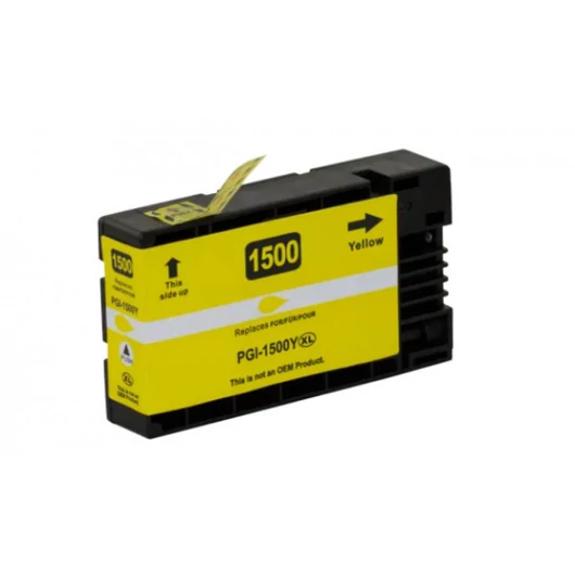 Utángyártott CANON PGI1500XL Tintapatron Yellow WHITE BOX White Box