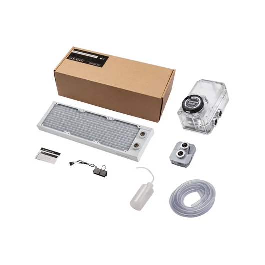 PHANTEKS Glacier EZ-Fit 360 D30 SOFT KIT, DIY AIO folyadékhűtő szett, fehér