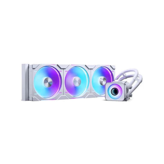PHANTEKS Glacier One 420D30 X2 DRGB AiO CPU hűtő - 420mm, Fehér