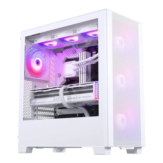 Számítógépház Phanteks XT Pro Ultra edzett üveg D-RGB, fehér