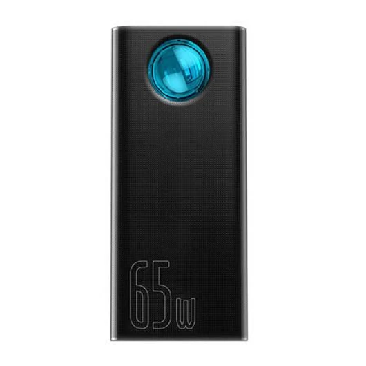 Baseus Amblight Power Bank 30000 mAh 4xUSB-A + USB-C 65W fekete (PPLG000101)