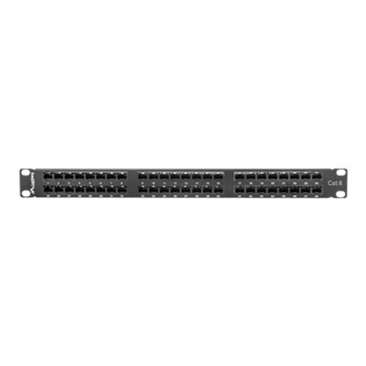 LANBERG PPU6-1048-B Lanberg Patch Panel 48 port 1U, cat. 6, black