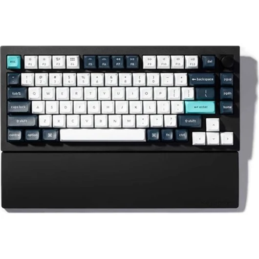 Keychron V1, V1M, V2, V2M, Q1, Q1M, Q1HE, P1P szilikon csuklótámasz fekete