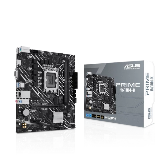 ASUS Alaplap S1700 PRIME H610M-K INTEL H610, mATX