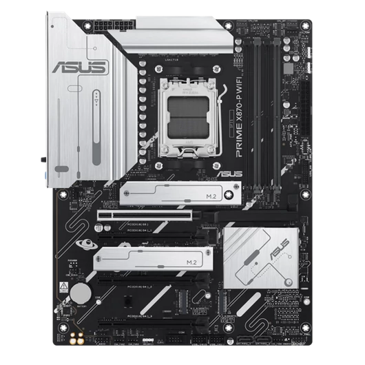 Asus Alaplap - AMD PRIME X870-P WIFI AM5 (X870, ATX, 4xDDR5 8000 + MHz, 2xSATA3, 4x M.2, HDMI + USB4)