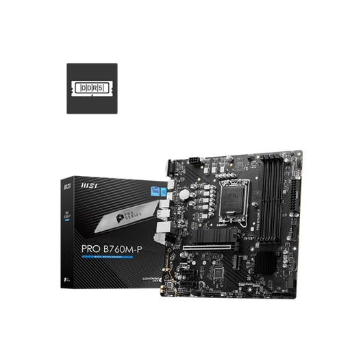 MSI Alaplap S1700 PRO B760M-P Intel B760M, mATX