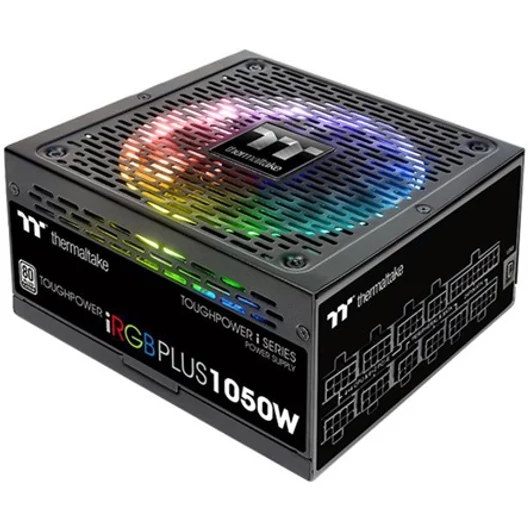 Thermaltake Toughpower iRGB PLUS ATX desktop tápegység 1050W 80+ Platinum BOX (Bontott!)