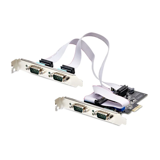 4-PORT SERIAL PCIE CARD .