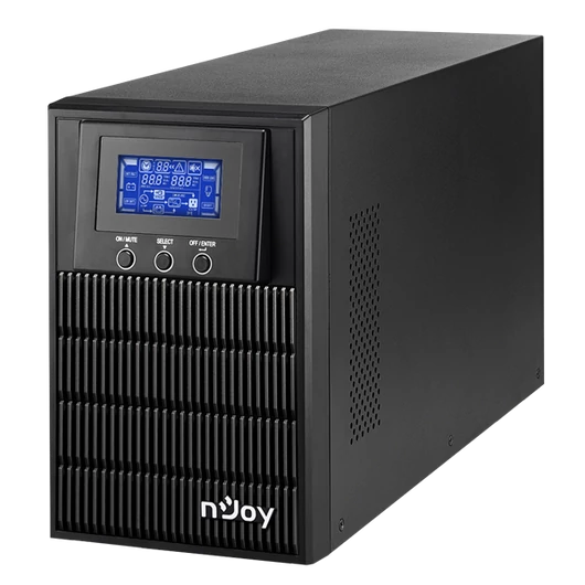 NJOY Szünetmentes ATEN PRO 1000, 1000VA, 900W, Online, LCD display