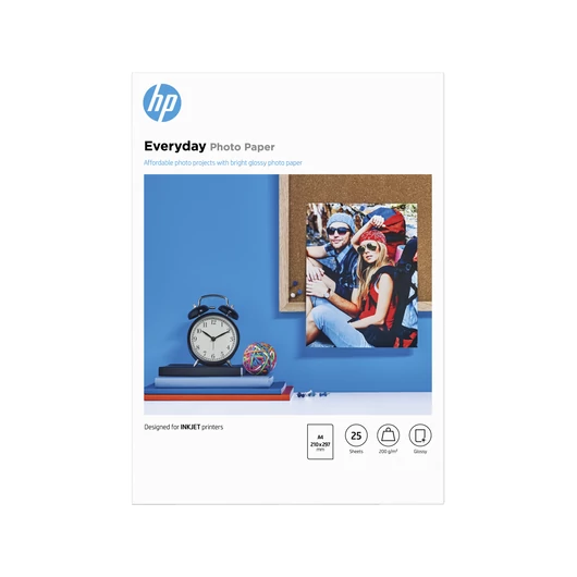 HP A/4 fényes Fotópapír 25lap 200g (Eredeti) HP