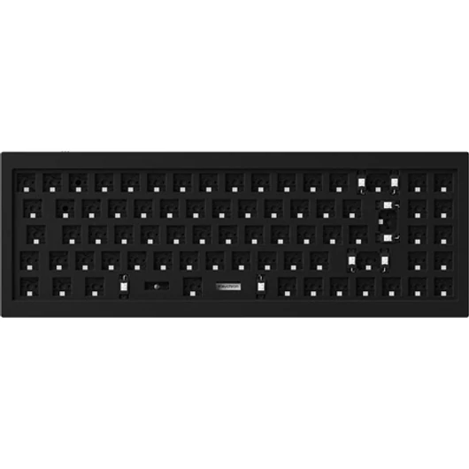 Keychron Q7 Swappable RGB Backlight Knob ISO USB billentyűzet barebone fekete