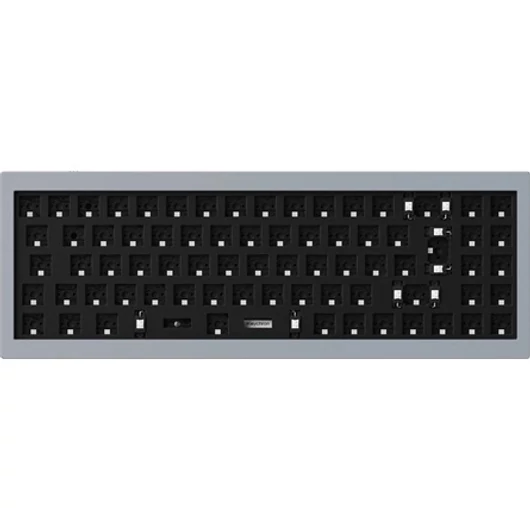 Keychron Q7 Swappable RGB Backlight Knob ISO USB billentyűzet barebone szürke