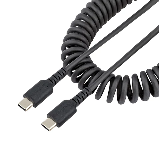 USB C CHARGING CABLE COILED .