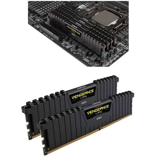 RAM DDR4 16GB (2x8) 3200MHz Corsair Vengeance LPX Black