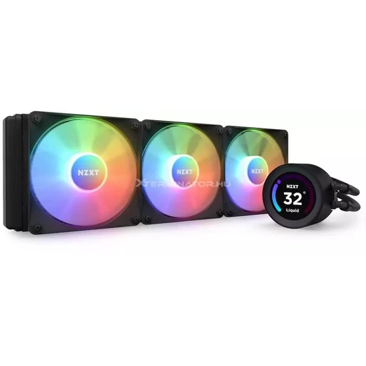 CPU hűtő NZXT KRAKEN ELITE 360 RGB vízhűtés fekete