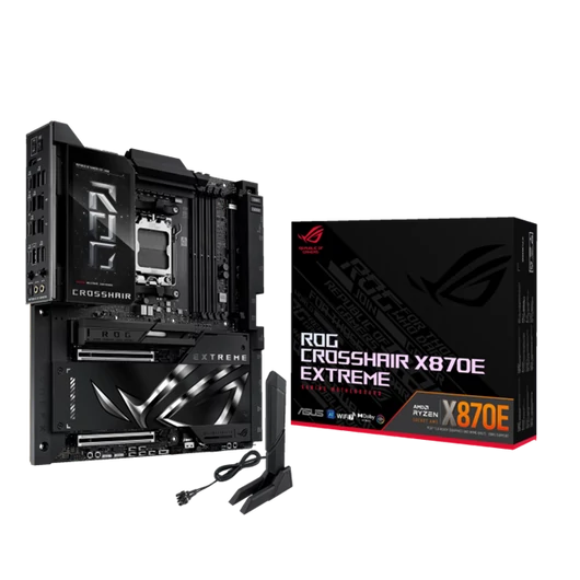 Asus Alaplap - AMD ROG CROSSHAIR X870E EXTREME AM5 (X870, EATX, 4xDDR5 9000 + MHz, 4xSATA3, 5x M.2, HDMI + 2xUSB4)