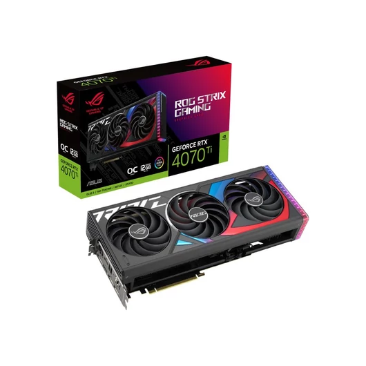 ASUS GeForce RTX 4070 Ti 12GB ROG Strix OC Edition videokártya (ROG-STRIX-RTX4070TI-O12G-GAMING)