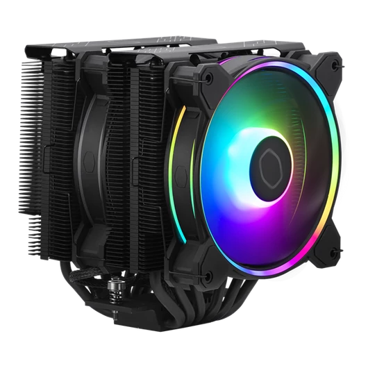 COOLER MASTER CPU hűtő HYPER 622 HALO BLACK EDITION, LGA1700 támogatással, fekete