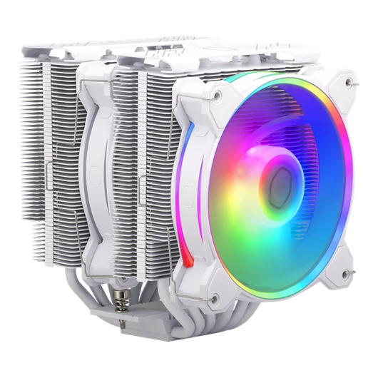 COOLER MASTER CPU hűtő HYPER 622 HALO WHITE EDITION, LGA1700 támogatással, fehér