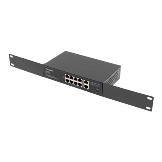 LANBERG switch PoE 19inch 10-port 100MB 8 ports PoE 30W/port max 120w RSFE-8P-2GE unmanaged