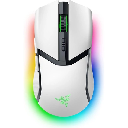 Razer Egér - Cobra Pro White (Optikai, 30000DPI, 8 gombl, fehér)