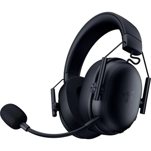 Razer Fejhallgató - Blackshark V3 X Hyperspeed PS  (Bluetooth, mikrofon, hangerőszabályzó, fekete / kék)